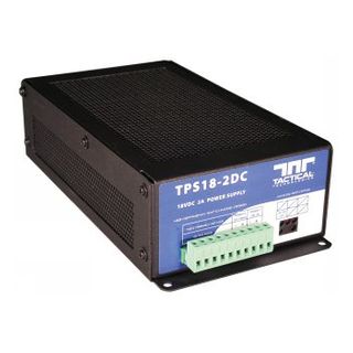 TAC TEC 18V DC 2 amp ULDO Regulated Linear power supply, Aluminium extruded case, thermal protection and short circuit proof, DC ON LED, Dual heavy duty terminal blocks