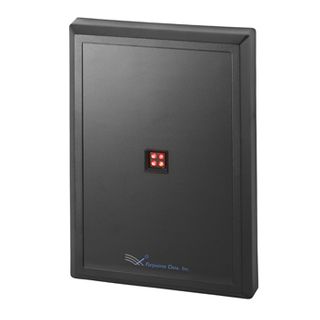 KERI, Pyramid series, Andes proximity reader, medium range, Up to 15" (381mm) read range, Ultra-thin profile, Built in buzzer, 3 colour LED, HID compatible, Lifetime warranty, 5-16V DC 200mA,