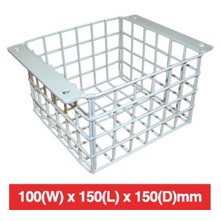 NETDIGITAL, PIR cage, 100(w) x 150(L) x 150(d)mm, White, Powder coated,