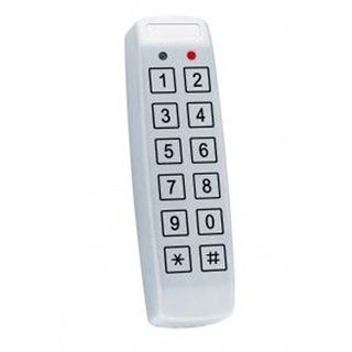 ROSSLARE, Keypad, Anti Vandal Mullion Piezoelectric, 500 users, 6x2, standalone, 2 outputs, 12 /24VDC or 16/24VAC, 90mA