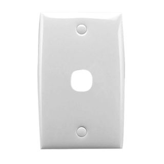 CLIPSAL, Standard Series, Wall switch plate, Single gang, White,