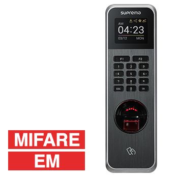 SUPREMA, BioLite N2, IP Fingerprint, T&A and RFID reader, Up to 20,000 fingerprints (10,000 users), TCP/IP, Wiegand, RS485, Relay, Anti tamper, EM, Mifare, BLE compatible, 12V DC,