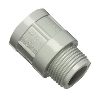 CLIPSAL, 20mm, PVC adaptor, Plain to screw,