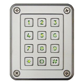 NIDAC (Prove), Keypad, vandal and weather resistant, Backlit keys, compatible with all Presco decoders (PAC1-PAC2)