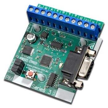 NIDAC (Presco), Interface Module for PAC1,2, converts Wiegand data to Presco format, 12V DC, 30mA