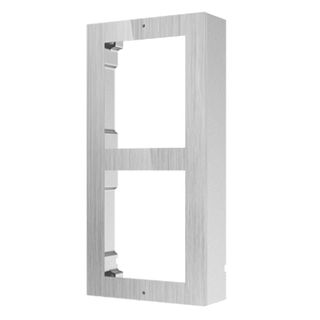 HIKVISION, Intercom, Gen 2, 2 Module, Surface mount enclosure, Stainless Steel, fits 2 modules, with accessories, box 219x107x32.7mm,