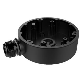 HIKVISION, Surface mount adaptor, Black, Suits Hikvision DS-2CD2166G2 series domes and similar, Provides surface mounting and conduit access