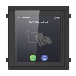 HIKVISION, Intercom, Gen 2, Touch module, 3.5" LCD touch screen, 320x480 resolution, RS-485 communication, IP65,