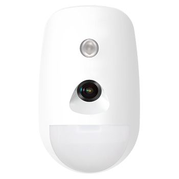 HIKVISION, AX Pro, Wireless Detector with colorvu camera, PIR, 433MHz, Pet friendly up to 30kg, Two-way, White light, Cam-X wireless tecH, 3D optics, Auto sensitivity, 12 x 12m coverage, 3x CR123A