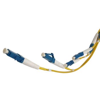 GARLAND, Fibre, 6 core, Multimode, OM3, LC connectors pre terminated, Tight buffer, 51Mt,