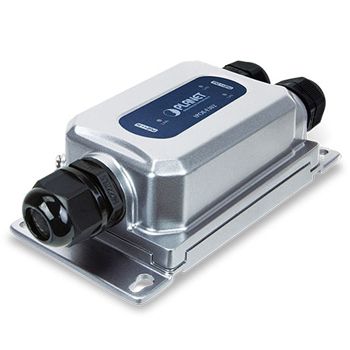 PLANET, Poe Extender, 1 x POE input (95W max) 2 x POE outputs (60W total), Gigabit, Industrial case - 40 to 75C, No external power needed, POE only, IP67, IK10, Includes waterproof connectors