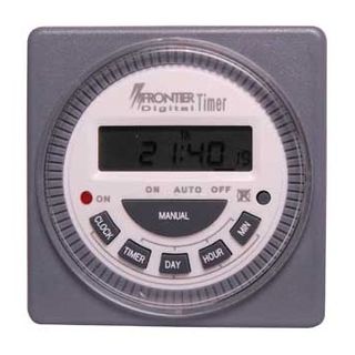NETDIGITAL, Timer 7 day (24 hour), 24DC, LCD programming, Battery backup, 8 single duration programs per day ie: 56 programs per week, requires spade terminals