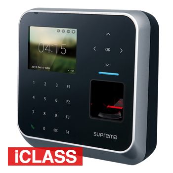 SUPREMA, BioStation 2, Next Gen IP Fingerprint and RFID reader, IP65, Up to 1,000,000 fingerprints, TCP/IP, Wiegand, RS485, Relay, Anti tamper, WiFi, 802.11 b/g, iClass compatible, 12V DC, POE
