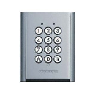 AIPHONE, Keypad, surface mount, vandal and weather resistant, stand alone, 100 users, relay output, backlit keys, IP54 rated, 12 - 24V AC/D,