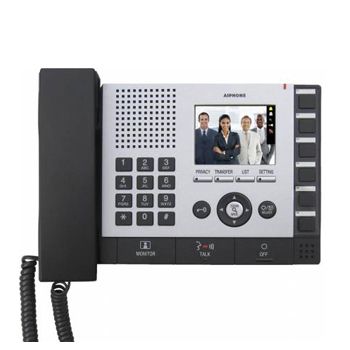 AIPHONE, IS Series, IP master station, 3.5" color LCD,
