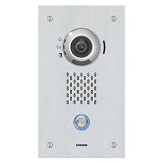 AIPHONE, IX Series, IP Direct Video Door station, Flush mount, Stainless steel, PoE 802.3af, Contact input, Relay output,