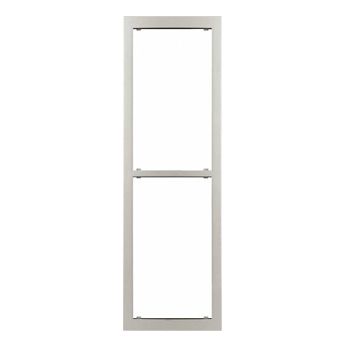 AIPHONE, GT Series, Front frame, 4 module, Semi-flush mount,