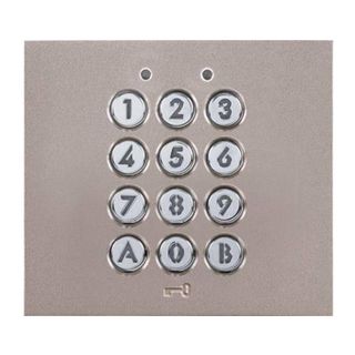 AIPHONE, Access Keypad, suits GT Series apartment system, stand alone, 100 users, relay output, backlit keys, 12 - 24V AC/D,