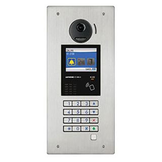 AIPHONE, GT Series, Door station, Stainless steel, Flush mount, Includes camera, speech module, digital keypad and name scroll module,MUST HAVE A GF3B