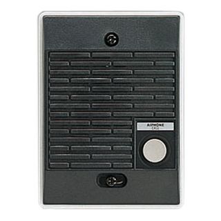 AIPHONE, LEF Series, Door station, Audio, Grey plastic, Surface mount, Weather resistant,