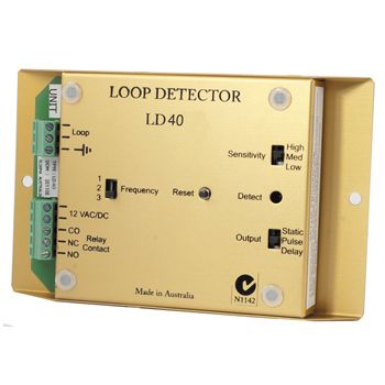 ELSEMA, Inductive loop detector, High sensitivity, For single 240V AC motor, 1 x 5A/240V relay output, 12-24V AC/DC,