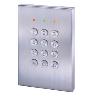 GEM, Keypad/ BLE Reader, Up to 1000 users, Standalone PIN code or Bluetooth operation, Up to 10m read range, 5A relay outputs, Metal, Backlit keys, 12-24V DC