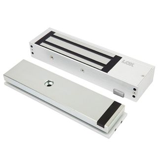 LOX, Electromagnetic lock, Single door, Surface mount, Monitored, 580kg holding force, 4 hour fire rated, SCEC secure area, Full size, 268(L) x 73(H) x 40(D)mm, 12VDC/24VDC, 530/260mA,