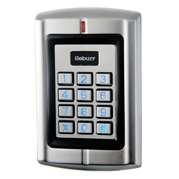 SEBURY, Keypad/Reader, Up to 20000 users, Standalone or 26 Bit Wiegand input/output, 2x relay outputs, HID compatible, Metal,Vandal/corrosion resistant,IP68,Backlit keys,Keypad FC=0-255,10-28V AC/DC