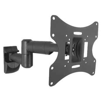 ULTRA, Monitor bracket, Wall mount, articulated & swing arm, Black, Suits LCD from 13" to 42", 30kg holding force, VESA 75x75, 100x100, 200x100, 200x200,