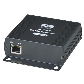 XTENDR, HDMI Extender transmitter, 4K/1080P Transmitter, 120m over Cat5e, 140m over Cat6, RJ45 output, HDMI input, 4K@30Hz 4:4:4, HDCP 1.4 compliant, 5V DC,