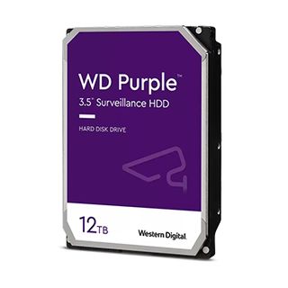 WESTERN DIGITAL, Surveillance Edition (24/7), 12TB, 256MB Cache, 7200RPM, SATA hard drive