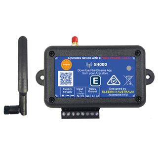 ELSEMA, 4G COMPATIBLE GSM Gate Opener, Switches relay with free call from mobile, Only authorised numbers, 1 Output, 2 Inputs, SMS confirmation, 9-24V DC @ 50mA max,