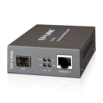 TP LINK, LC fiber Converter, SFP slot supporting MiniGBIC modules,