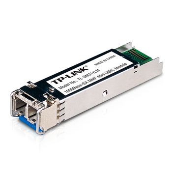TP LINK, Gigabit SFP MiniGBIC module, Multi Mode, LC interface, Up to 550m Distance,