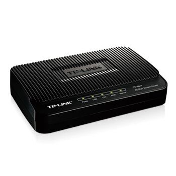 TP LINK, Single Ethernet/USB ADSL2+ router with bridge and NATrouter, with ADSL splitter