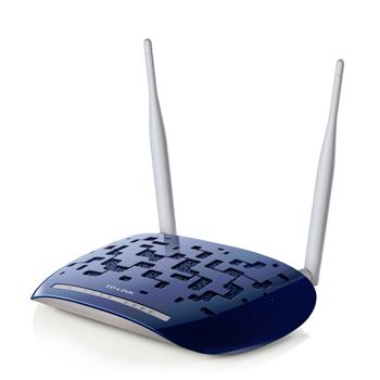 TP LINK, Wireless modem router, N ADSL2 + splitter, 300m, 4 ports, Detachable antenna,