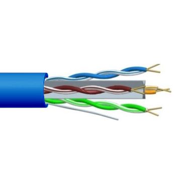 CABLE, Cat6A 4 pair 8 x 1/0.51 UTP Blue, 305m roll,