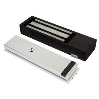 LOX, Electromagnetic lock, Single door, Surface mount, Black, Monitored, 580kg holding force, 4 hour fire rated, SCEC secure area, Full size, 268(L) x 73(H) x 40(D)mm, 12VDC/24VDC, 530/260mA,