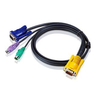 ATEN, KVM cable, PS/2, VGA, Suits CS7xE and CS13xx, 1.8m,