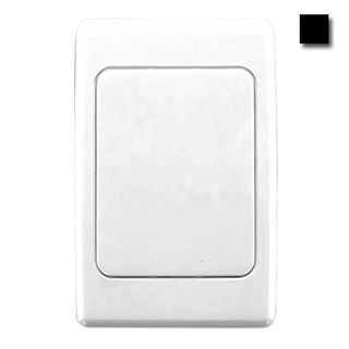 CLIPSAL, 2000 Series, Wall switch plate, Blank, Black,