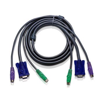 ATEN, KVM cable, PS2 to PS2, VGA to VGA, Suits CS9138 KVM switch, 3mt,
