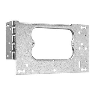 CLIPSAL, Metal mounting bracket, Right angled, For stud fixings, Vertical or Horizontal mounting, Suits Clipsal wall switch plates,