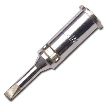 WELLER, Soldering iron tip, 2.0mm, Chisel tip, Suits WPA2 Pyropen cordless soldering iron,