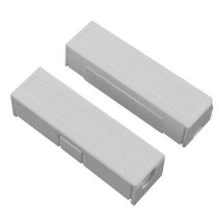 TAG, Reed switch (magnetic contact), Concealed screws, Surface mount, White, N/O, 2" (50.8mm) length , 3/8" (9.53mm) width, 1.2" (30.48mm) height, 1" (25.4mm) gap,