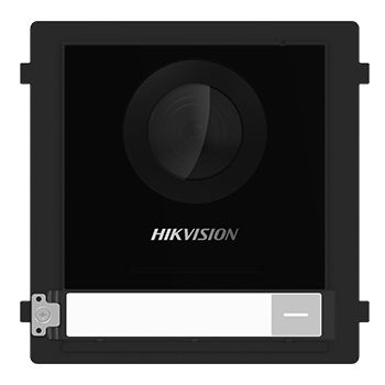 HIKVISION, Intercom, Gen 2-Y, 2-Wire Video door station module, HD-IP, Single call button, 2MP camera, 180 degree view, IP65, 2-Wire POE,