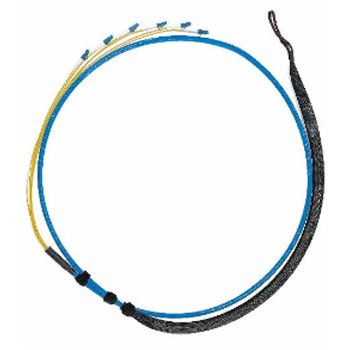 GARLAND, Fibre, 6 core, Multimode, OM4, LC connectors pre terminated, Loose tube, 180m,