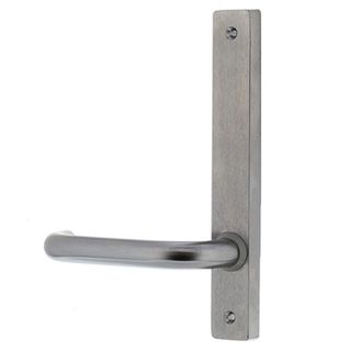 LOCKWOOD, Internal lever plate, NO Cylinder hole, Satin chrome, 185x26x11.5mm, suits 32-50mm aluminium doors, suits 3580 and 3780 locks,