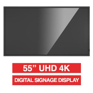 HIKVISION 55" 4K, Digital Signage Display, 3840x2160@60Hz, Android 8, 2x HDMI/1x DVI-I/1x DP1.2 input, Build-in speakers, view angle:178°/178°, LAN, WIFI,