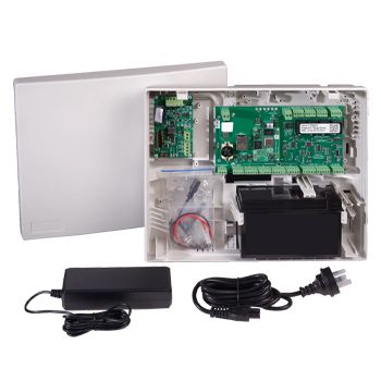 NIDAC (Prescient), DN4 4 Door Controller kit, 100k users, up to 256doors, uses Wiegand/NIDAC peripherals, web based GUI, kit includes:PSU and Charger, Polycarbonate enclosure ***NO BATTERY INCLUDED***