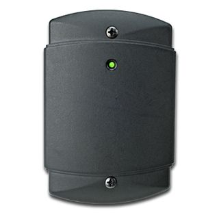 KERI, MS series, MiniStar proximity reader, Switch plate style, Up to 6" (152mm) read range, Ultra-thin profile, Built in buzzer, 3 colour LED, Lifetime warranty, 5-14V DC 50mA,